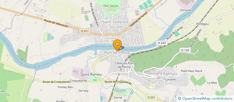 localisation de l'entreprise MADAME STEPHANIE BERMUDEZ FERNANDEZ  PENNE-D'AGENAIS