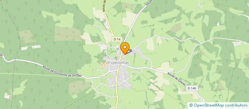 localisation de l'entreprise MADAME STEPHANIE BERNARD  ESPEDAILLAC