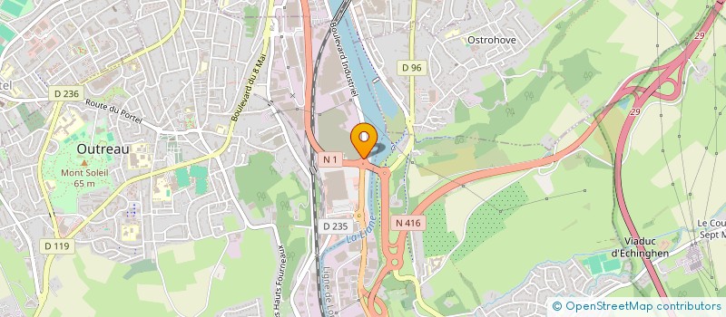 localisation de l'entreprise MADAME STEPHANIE BERNARD  OUTREAU