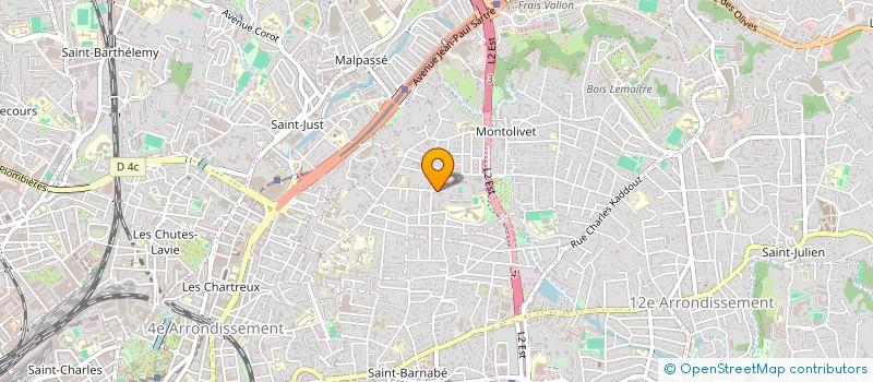 localisation de l'entreprise MADAME STEPHANIE BERNARD  LA CIOTAT