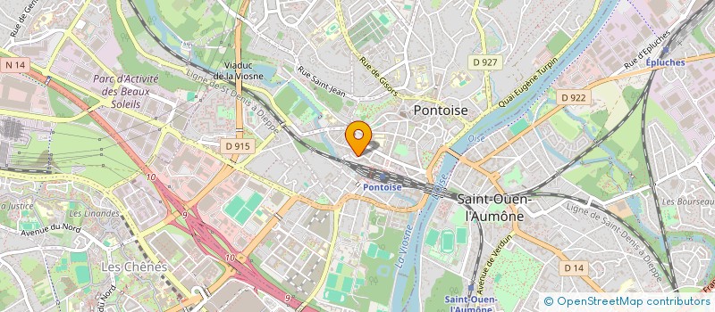 localisation de l'entreprise MADAME STEPHANIE BERTHELOT  PONTOISE