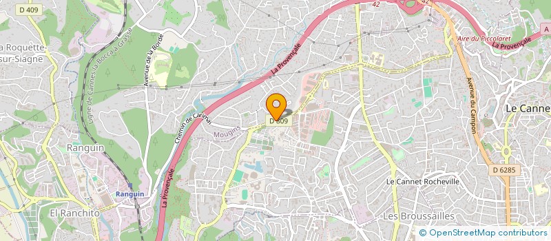 localisation de l'entreprise MADAME STEPHANIE BERTHIER  MOUGINS