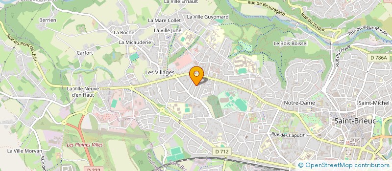 localisation de l'entreprise MADAME STEPHANIE BERTHO à SAINT-BRIEUC