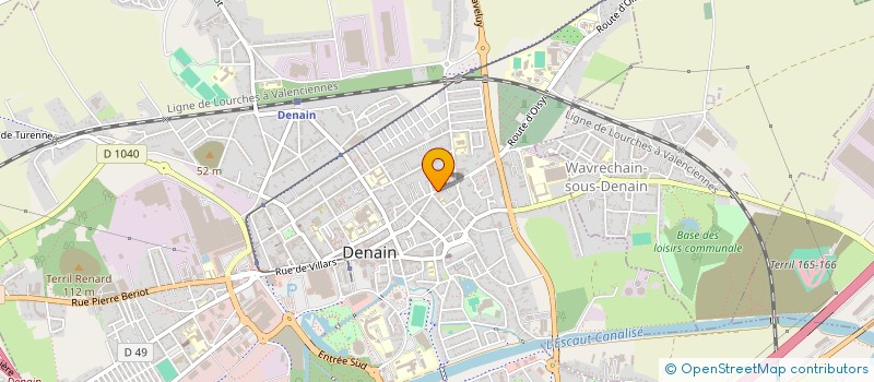 localisation de l'entreprise MADAME STEPHANIE BERTIN  DENAIN