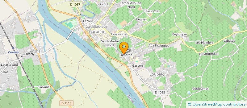 localisation de l'entreprise MADAME STEPHANIE BERTO  CADILLAC-SUR-GARONNE