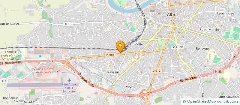 localisation de l'entreprise MADAME STEPHANIE BERTRAND  ALBI