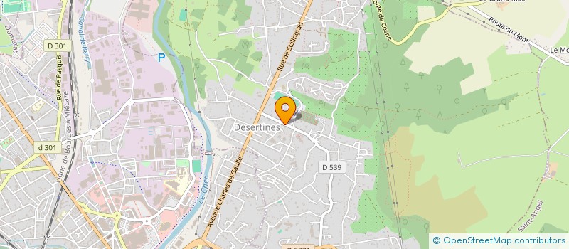 localisation de l'entreprise MADAME STEPHANIE BESNARD  DESERTINES