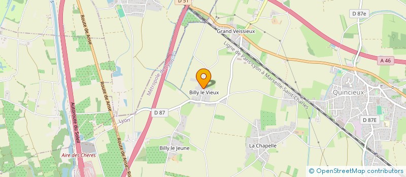 localisation de l'entreprise MADAME STEPHANIE BESSON à QUINCIEUX