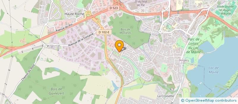 localisation de l'entreprise MADAME STEPHANIE BESSON à ANGERS