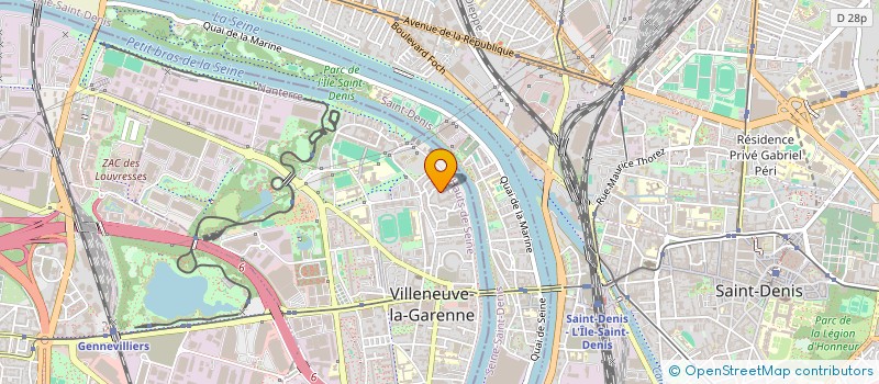 localisation de l'entreprise MADAME STEPHANIE BESSONNAUD  VILLENEUVE-LA-GARENNE