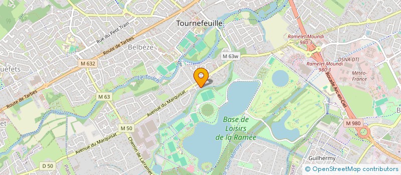 localisation de l'entreprise MADAME STEPHANIE BETRANCOURT  TOURNEFEUILLE