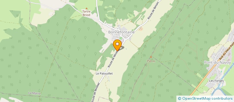 localisation de l'entreprise MADAME STEPHANIE BEURTIN  BONNEFONTAINE