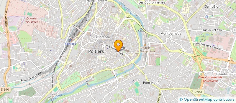 localisation de l'entreprise MADAME STEPHANIE BEZAT  POITIERS