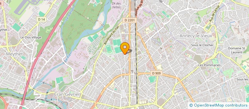 localisation de l'entreprise MADAME STEPHANIE BIANCO-LEVRIN à ANNECY