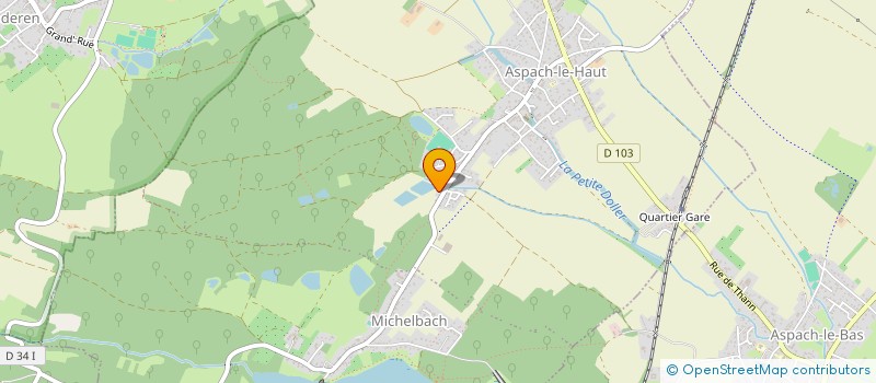 localisation de l'entreprise MADAME STEPHANIE BICHET  ASPACH-MICHELBACH