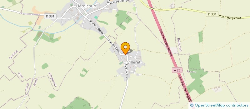 localisation de l'entreprise MADAME STEPHANIE BIDDAU  VILLERET