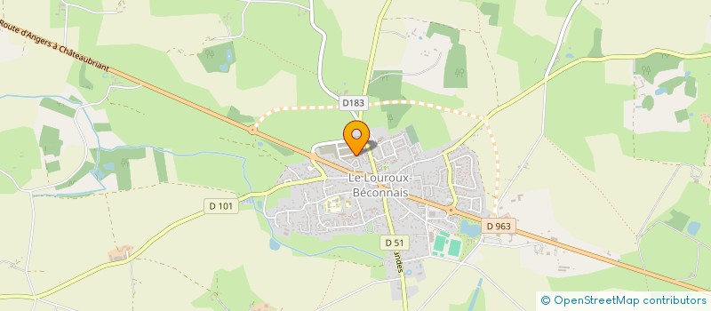 localisation de l'entreprise MADAME STEPHANIE BIDET  VAL D'ERDRE-AUXENCE