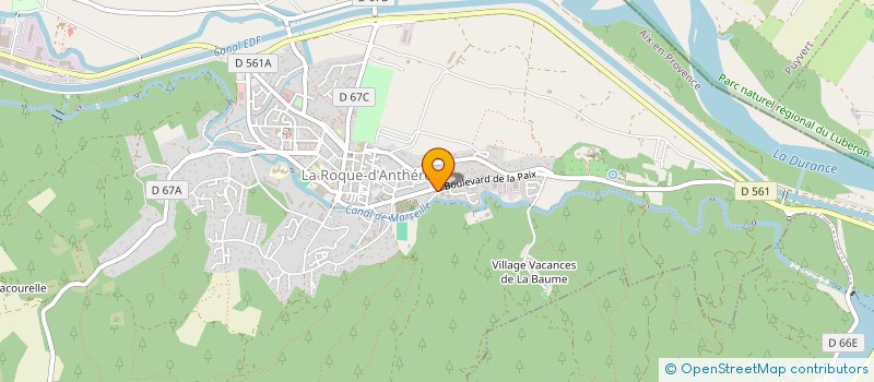 localisation de l'entreprise MADAME STEPHANIE BIDON  LA ROQUE-D'ANTHERON