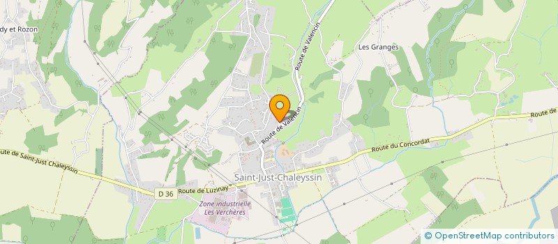 localisation de l'entreprise MADAME STEPHANIE BIETRIX  SAINT-JUST-CHALEYSSIN