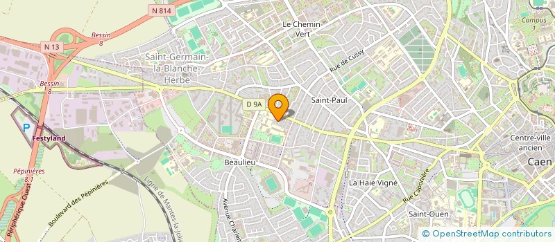 localisation de l'entreprise MADAME STEPHANIE BILBAULT à CAEN
