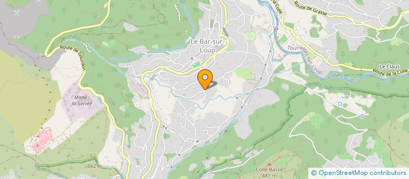 localisation de l'entreprise MADAME STEPHANIE BILHON  LE BAR-SUR-LOUP