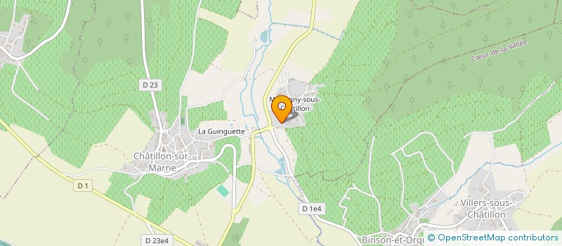 localisation de l'entreprise MADAME STEPHANIE BILLET  CHATILLON-SUR-MARNE