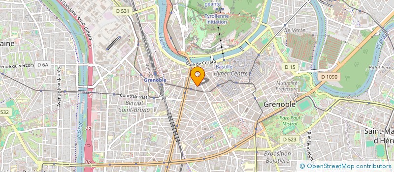 localisation de l'entreprise MADAME STEPHANIE BILLIARD à GRENOBLE