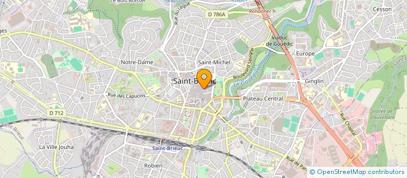 localisation de l'entreprise MADAME STEPHANIE BILLON à SAINT-BRIEUC