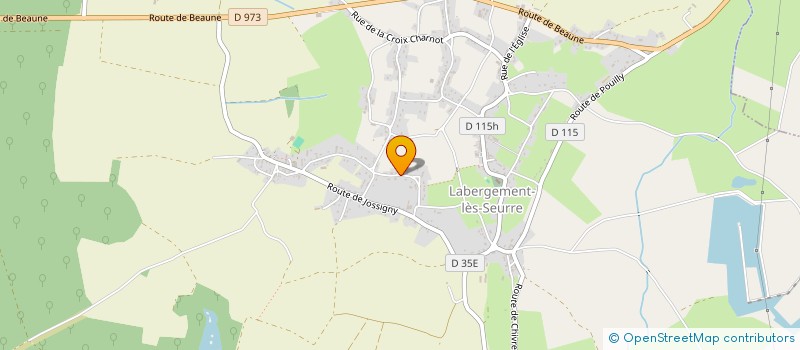 localisation de l'entreprise MADAME STEPHANIE BILLOT  LABERGEMENT-LES-SEURRE