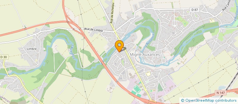 localisation de l'entreprise MADAME STEPHANIE BITOZZI  MIGNE-AUXANCES