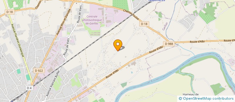 localisation de l'entreprise MADAME STEPHANIE BLANC  GAILLAC