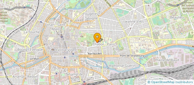 localisation de l'entreprise MADAME STEPHANIE BLANCHET  RENNES