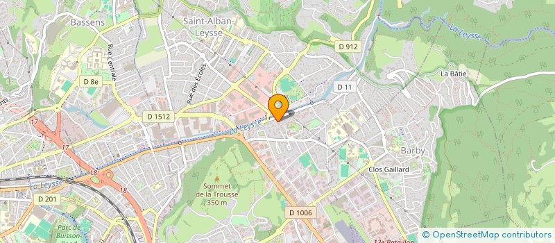 localisation de l'entreprise MADAME STEPHANIE BLANCHIN  LA RAVOIRE