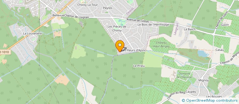 localisation de l'entreprise MADAME STEPHANIE BLANCPAIN  CESTAS