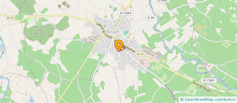 localisation de l'entreprise MADAME STEPHANIE BLAVIER  ROUJAN