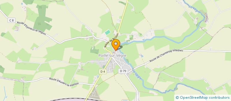 localisation de l'entreprise MADAME STEPHANIE BLOC  POILLE SUR VEGRE