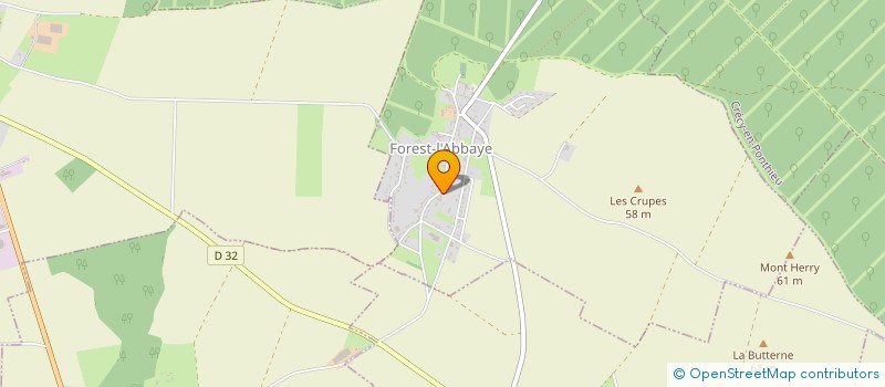 localisation de l'entreprise MADAME STEPHANIE BOBET  FOREST-L'ABBAYE