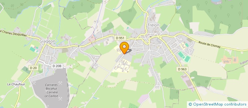 localisation de l'entreprise MADAME STEPHANIE BODCHON  TRELON