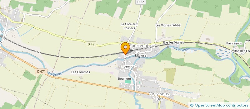 localisation de l'entreprise MADAME STEPHANIE BOLZAN  COURTENOT