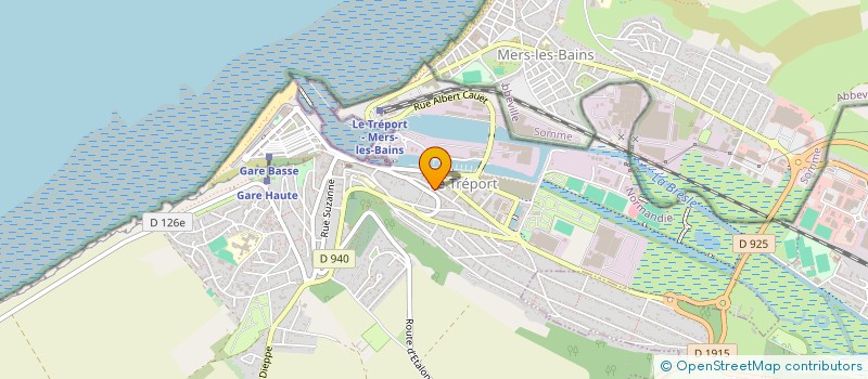 localisation de l'entreprise MADAME STEPHANIE BON  LE TREPORT