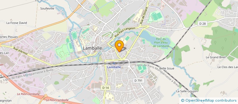 localisation de l'entreprise MADAME STEPHANIE BONET à LAMBALLE-ARMOR