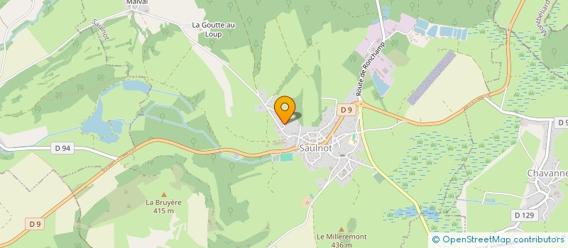 localisation de l'entreprise MADAME STEPHANIE BONHOURE  SAULNOT