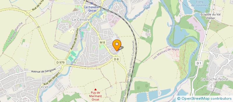 localisation de l'entreprise MADAME STEPHANIE BONIN à LE CENDRE