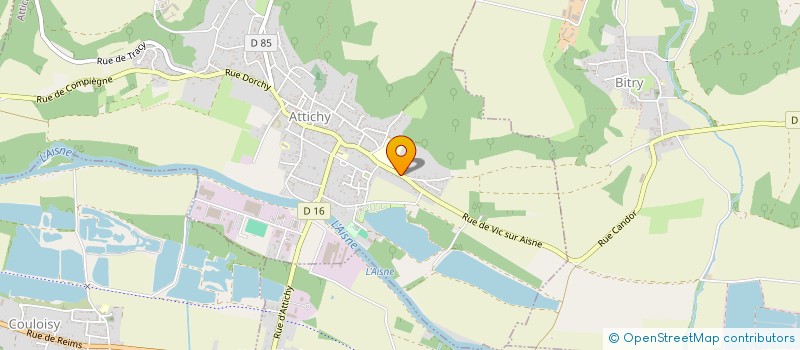 localisation de l'entreprise MADAME STEPHANIE BONINGRE  ATTICHY