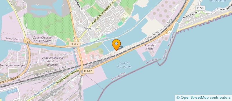 localisation de l'entreprise MADAME STEPHANIE BONNAFOUS à FRONTIGNAN