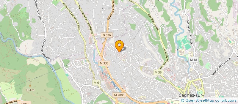 localisation de l'entreprise MADAME STEPHANIE BONNARD  CAGNES-SUR-MER