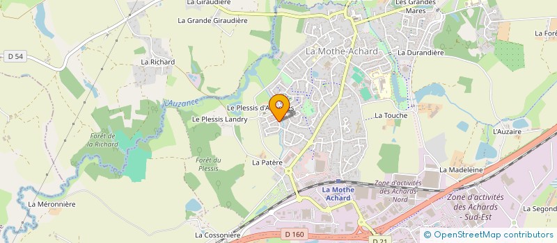 localisation de l'entreprise MADAME STEPHANIE BONNAUD  LES ACHARDS