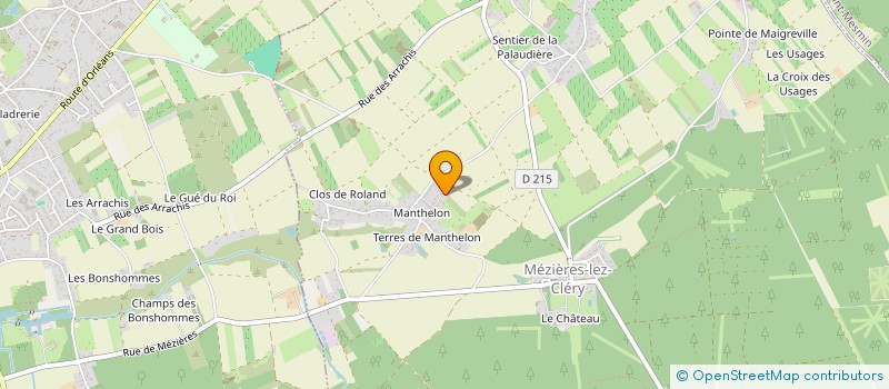 localisation de l'entreprise MADAME STEPHANIE BONNENFANT à MEZIERES-LEZ-CLERY