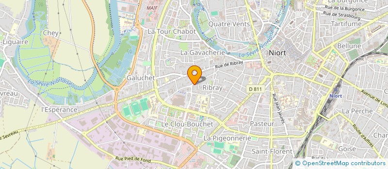 localisation de l'entreprise MADAME STEPHANIE BONNET à NIORT