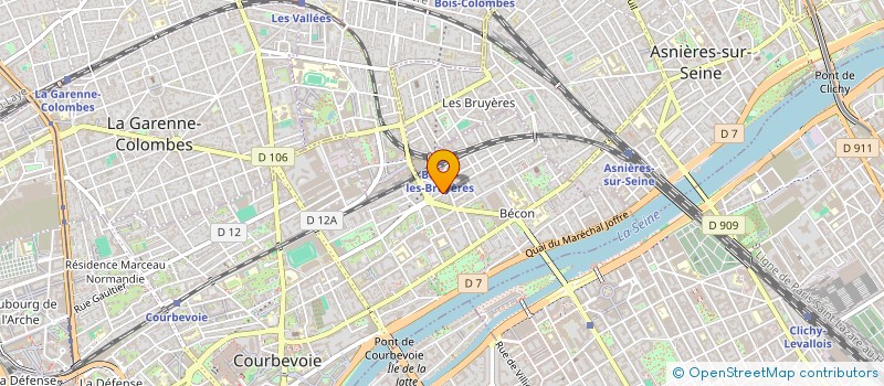 localisation de l'entreprise MADAME STEPHANIE BONNET à COURBEVOIE